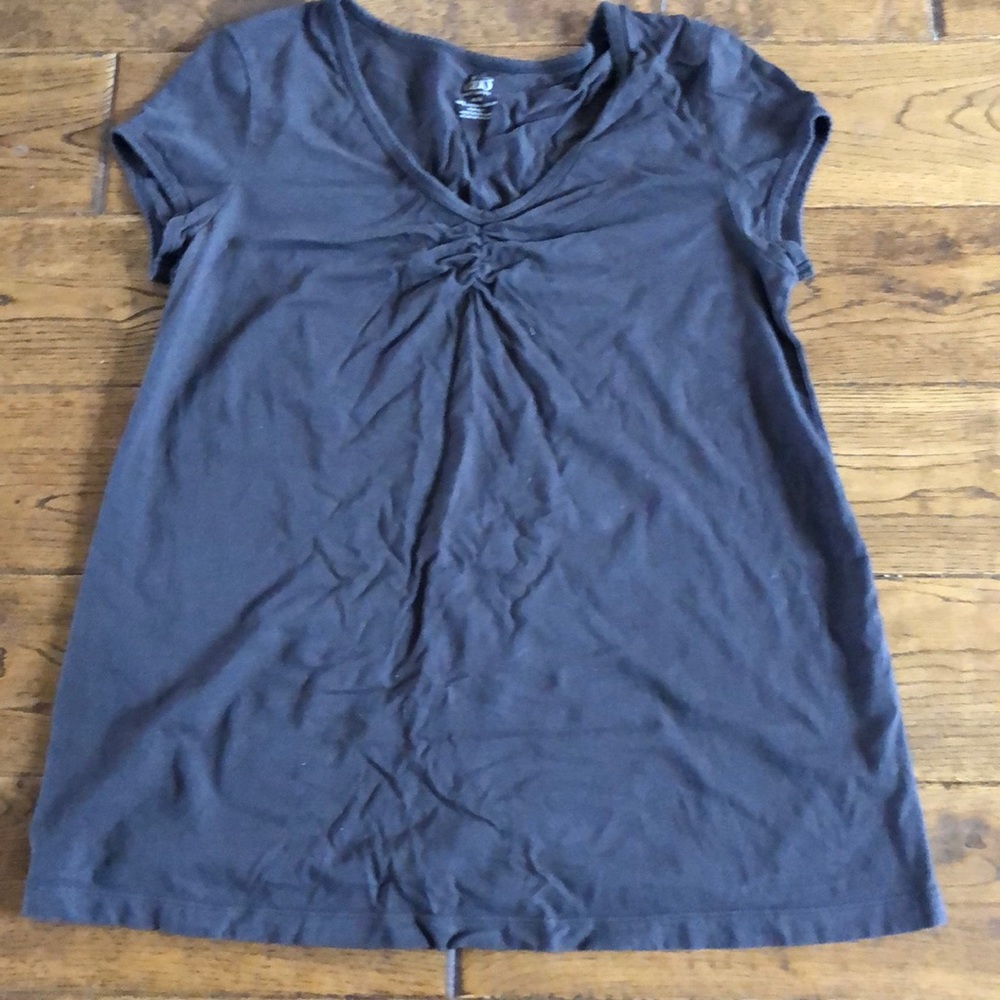 Duo maternity brown top